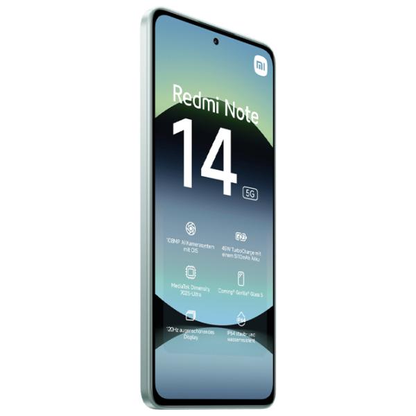 Xiaomi Redmi Note 14 5G 8 ГБ/ 256 ГБ/ Dual SIM/ Зеленый Коралловый photo 5