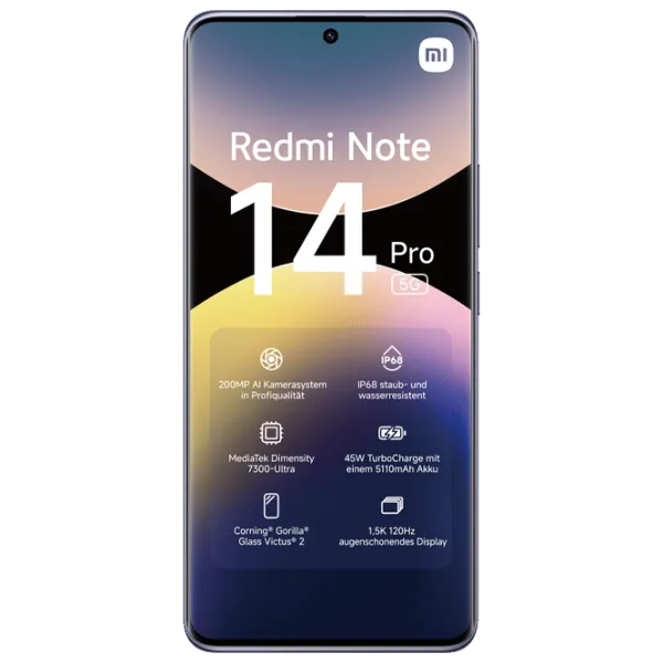 Xiaomi Redmi Note 14 Pro 5G 8 GB/ 256 GB/ Dual SIM/ Purple Lavender photo 4