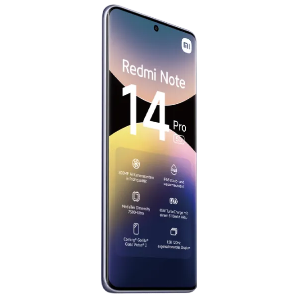 Xiaomi Redmi Note 14 Pro 5G 8 GB/ 256 GB/ Dual SIM/ Purple Lavender photo 5