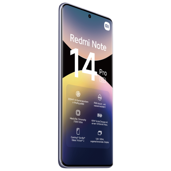 Xiaomi Redmi Note 14 Pro 5G 8 GB/ 256 GB/ Dual SIM/ Purple Lavender photo 5