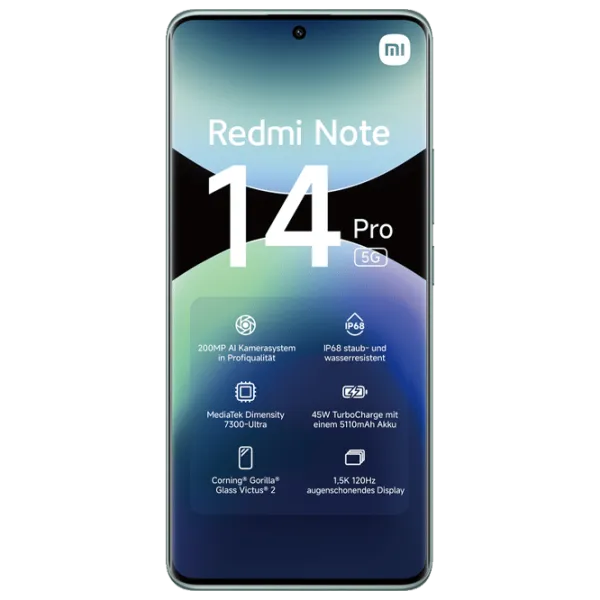 Xiaomi Redmi Note 14 Pro 5G 8 GB/ 256 GB/ Dual SIM/ Green Coral photo 4