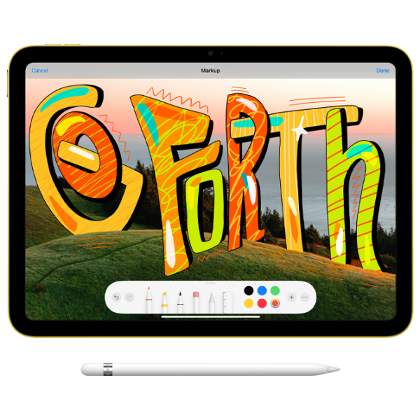 Tabletă Apple iPad 2022 10.9" 4 GB/256 GB Wi-Fi MPQA3RK/A Yellow photo 5 Tabletă Apple iPad 2022 10.9" 4 GB/256 GB Wi-Fi MPQA3RK/A Yellow photo 5