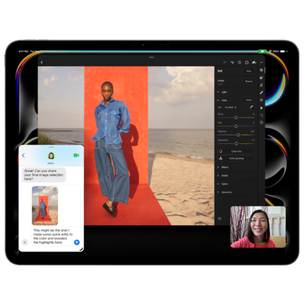 Tabletă Apple iPad Pro 2024 13"/ Silver/ 2 TB/ 5G/ MWT23NF/ A photo 4
