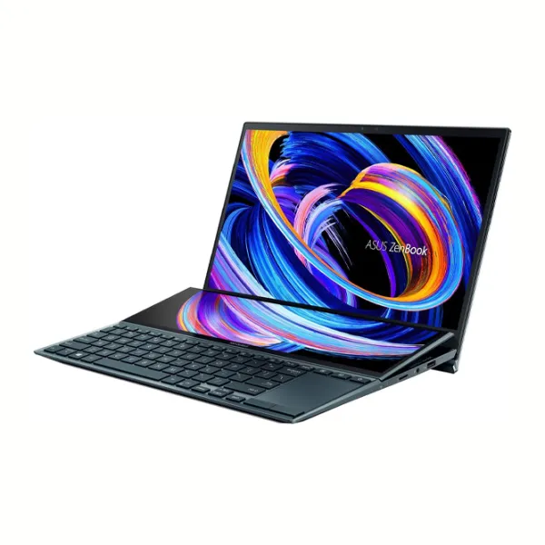 Asus Zenbook Duo UX482EGR Core i7 1195G7/ 16 GB/ 1 TB/ VGA Discretă/ Blue photo 2 Asus Zenbook Duo UX482EGR Core i7 1195G7/ 16 GB/ 1 TB/ VGA Discretă/ Blue photo 2