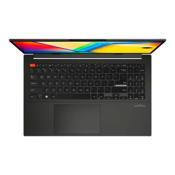 Asus VivoBook S 15 OLED K5504VA Core i9 13900H/ 16 GB/ 1 TB/ VGA Integrată/ Black photo 2 Asus VivoBook S 15 OLED K5504VA Core i9 13900H/ 16 GB/ 1 TB/ VGA Integrată/ Black photo 2