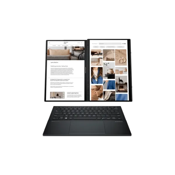 Asus Zenbook Duo UX8406MA Core Ultra 9 185H/ / 32 GB/ 1 TB/ VGA Integrată / Grey photo 3