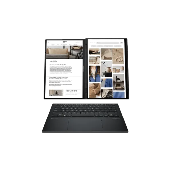 Asus Zenbook Duo UX8406CA  Core Ultra 9 285H / 32 ГБ / 2 ТБ / VGA Встроенная / Серый photo 6 Asus Zenbook Duo UX8406CA  Core Ultra 9 285H / 32 ГБ / 2 ТБ / VGA Встроенная / Серый photo 6