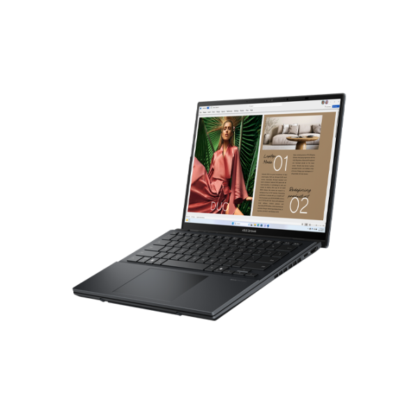 Asus Zenbook Duo UX8406CA  Core Ultra 9 285H / 32 GB / 1 TB / VGA Integrată / Gray photo 3 Asus Zenbook Duo UX8406CA  Core Ultra 9 285H / 32 GB / 1 TB / VGA Integrată / Gray photo 3