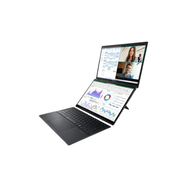 Asus Zenbook Duo UX8406CA  Core Ultra 9 285H / 32 GB / 1 TB / VGA Integrată / Gray photo 7 Asus Zenbook Duo UX8406CA  Core Ultra 9 285H / 32 GB / 1 TB / VGA Integrată / Gray photo 7