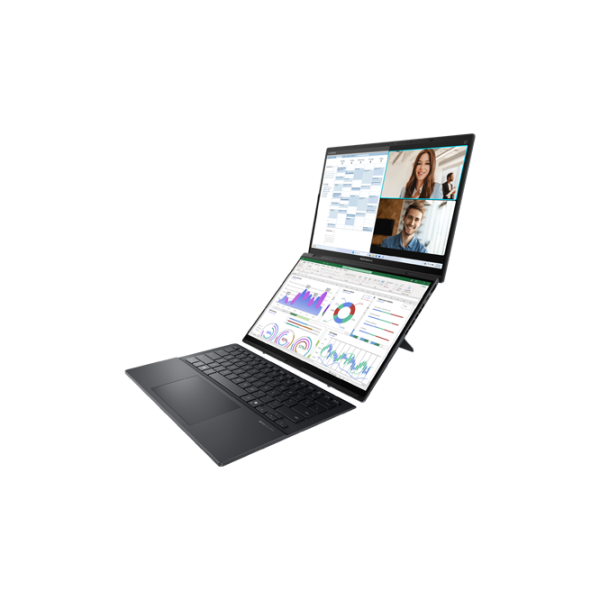 Asus Zenbook Duo UX8406CA  Core Ultra 9 285H / 32 GB / 1 TB / VGA Integrată / Gray photo 7 Asus Zenbook Duo UX8406CA  Core Ultra 9 285H / 32 GB / 1 TB / VGA Integrată / Gray photo 7