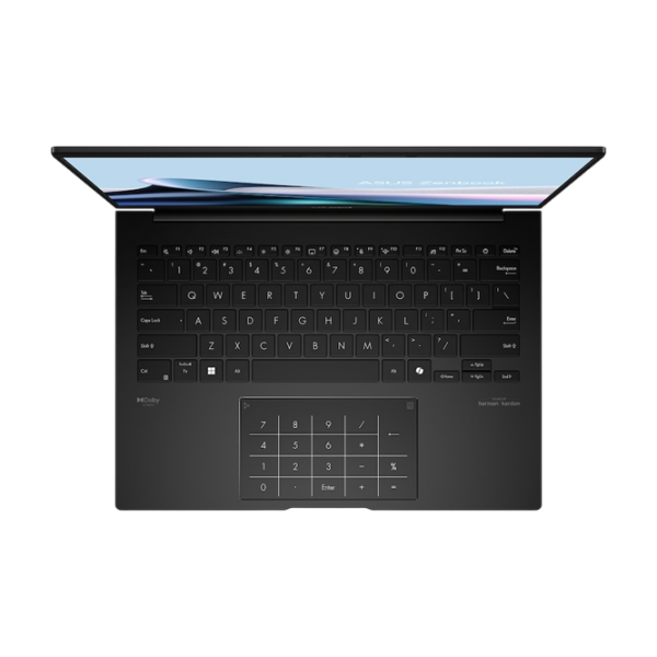 Asus Zenbook 14 OLED UM3406KA  Ryzen AI 7 350 / 16 GB / 1 TB / VGA Integrată / Black photo 8 Asus Zenbook 14 OLED UM3406KA  Ryzen AI 7 350 / 16 GB / 1 TB / VGA Integrată / Black photo 8