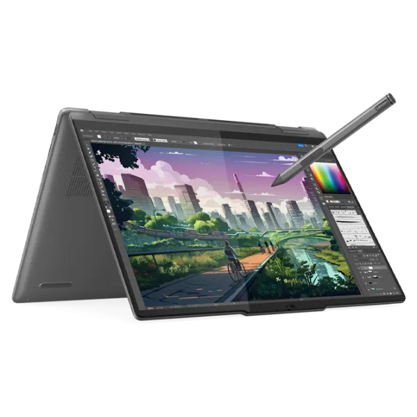 Lenovo Yoga 7 2 in 1 14AHP9 Ryzen 7 8840HS / 16 GB / 1 TB / VGA Integrată / Gray photo 10 Lenovo Yoga 7 2 in 1 14AHP9 Ryzen 7 8840HS / 16 GB / 1 TB / VGA Integrată / Gray photo 10