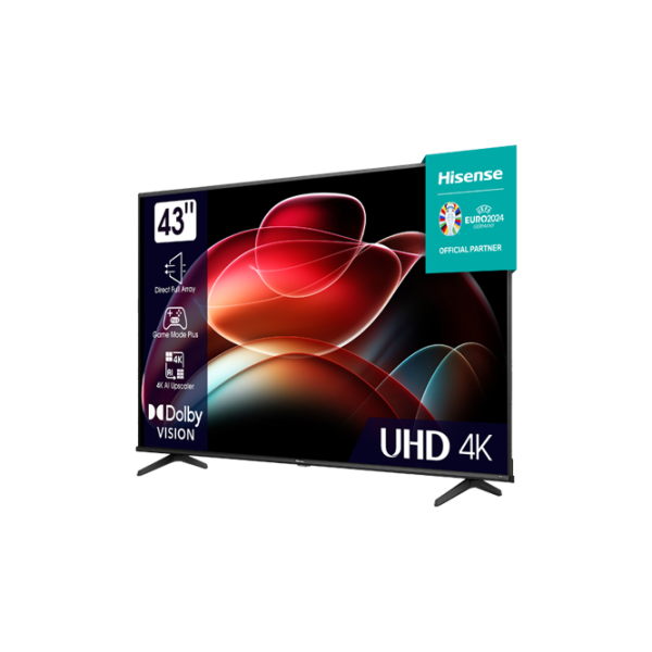 Televizor Hisense 43A6K 43"/ DLED/ 4K/ Smart TV/ Black photo 4 Televizor Hisense 43A6K 43"/ DLED/ 4K/ Smart TV/ Black photo 4