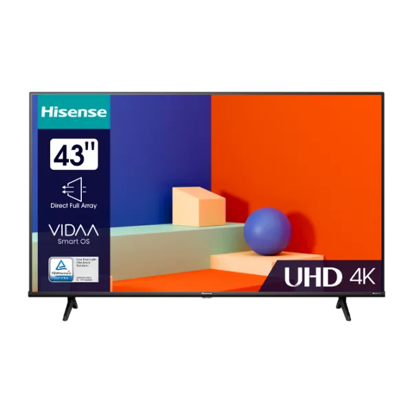 Televizor Hisense 43A6K 43"/ DLED/ 4K/ Smart TV/ Black photo 5 Televizor Hisense 43A6K 43"/ DLED/ 4K/ Smart TV/ Black photo 5