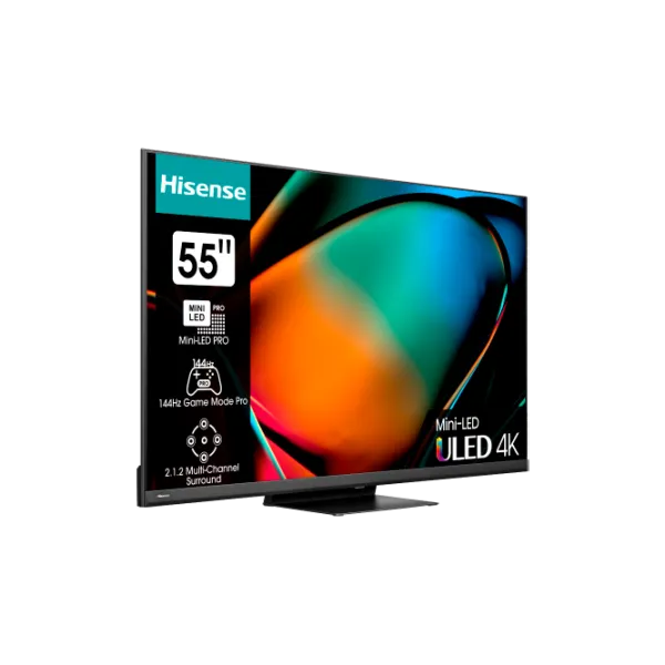 Televizor Hisense 55U8KQ 55"/ QLED/ 4K/ Smart/ Black photo 2