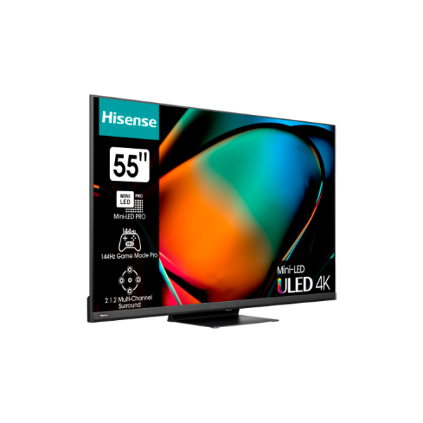 Televizor Hisense 55U8KQ 55"/ QLED/ 4K/ Smart/ Black photo 2