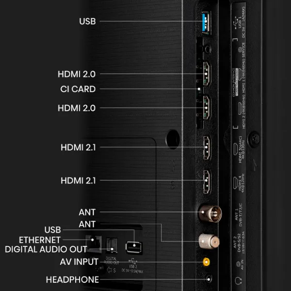 Televizor Hisense 75U7KQ 75"/ QLED/ 4K/ Smart/ Black photo 4