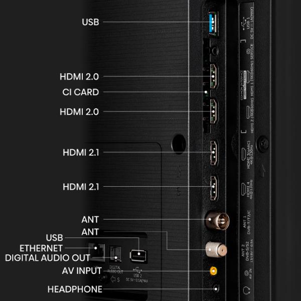 Televizor Hisense 75U7KQ 75"/ QLED/ 4K/ Smart/ Black photo 4