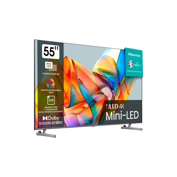 Телевизор Hisense 55U6KQ 55"/ QLED/ 4K/ Smart TV/ Черный photo 2