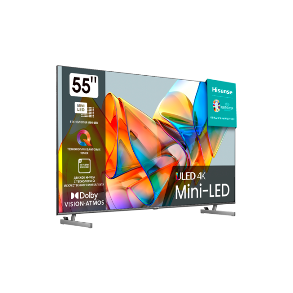 Телевизор Hisense 55U6KQ 55"/ QLED/ 4K/ Smart TV/ Черный photo 2