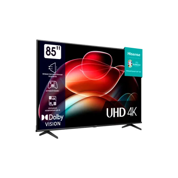 Televizor Hisense 85A6K 85"/ DLED/ 4K/ Smart TV/ Black photo 2