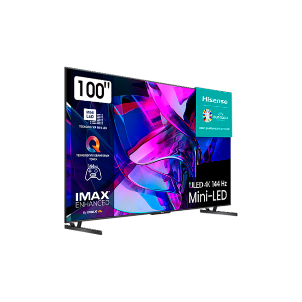 Телевизор Hisense 100U7KQ 100"/ QLED/ 4K/ Smart/ Черный photo 2