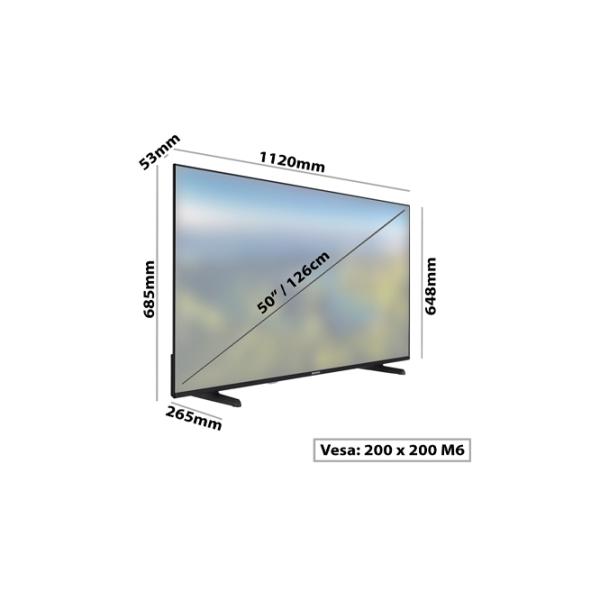 Televizor Daewoo 50DM72UA 50"/ LED/ 4K/ Smart TV/ Black photo 4