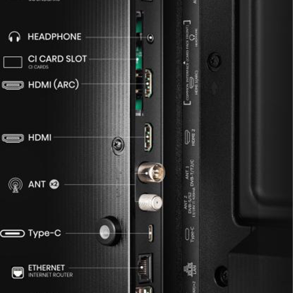 Телевизор Hisense 32A5NQ 32" / QLED / Full HD / Smart / Черный photo 7