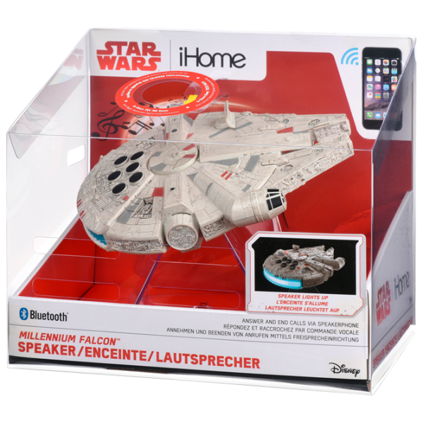 Boxă portabilă eKids Disney Star Wars, Millenium Falcon Gray photo 6 Boxă portabilă eKids Disney Star Wars, Millenium Falcon Gray photo 6
