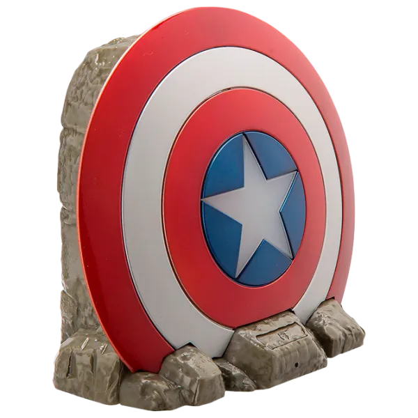 Boxă portabilă eKids/ iHome Marvel Captain America Shield Red photo 3