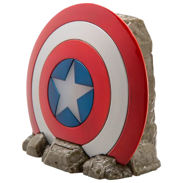 Boxă portabilă eKids/ iHome Marvel Captain America Shield Red photo 4
