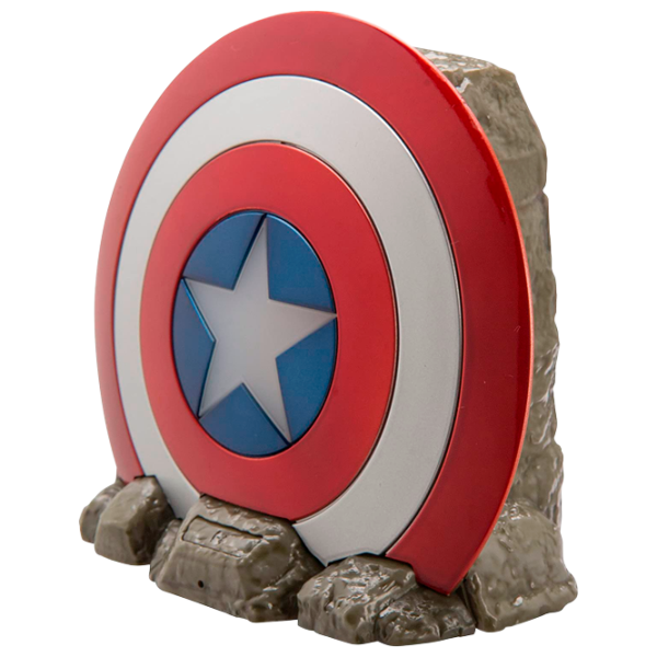 Boxă portabilă eKids/ iHome Marvel Captain America Shield Red photo 4