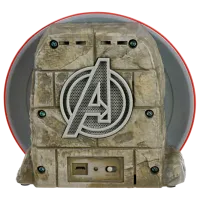 Boxă portabilă eKids/iHome Marvel Captain America Shield / Red photo 5