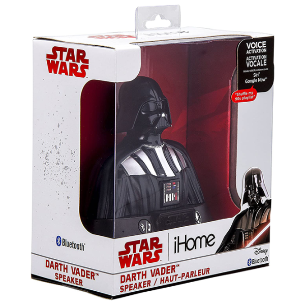 Boxă portabilă eKids iHome Star Wars, Darth Vader Black photo 5 Boxă portabilă eKids iHome Star Wars, Darth Vader Black photo 5