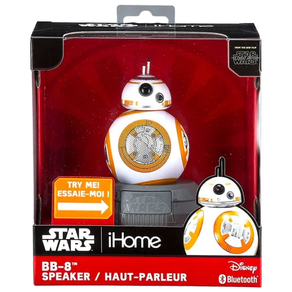 Boxă portabilă eKids iHome Star Wars BB-8 Droid / White photo 4 Boxă portabilă eKids iHome Star Wars BB-8 Droid / White photo 4