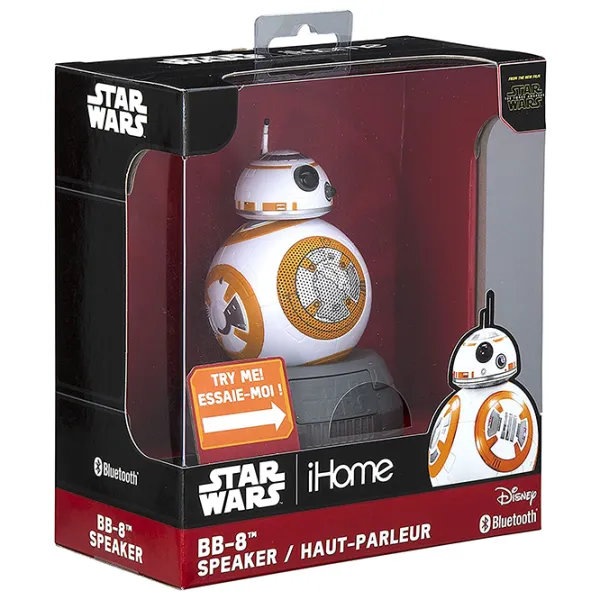 Boxă portabilă eKids iHome Star Wars BB-8 Droid / White photo 5 Boxă portabilă eKids iHome Star Wars BB-8 Droid / White photo 5