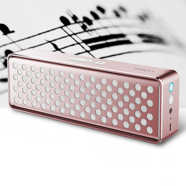 Портативная колонка Rock Mubox 10 Вт/ Розовое Золото photo 4 Портативная колонка Rock Mubox 10 Вт/ Розовое Золото photo 4