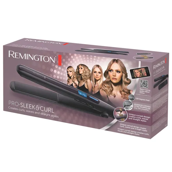 Placă de îndreptat părul Remington S6505 42 W/ Purple Black photo 2