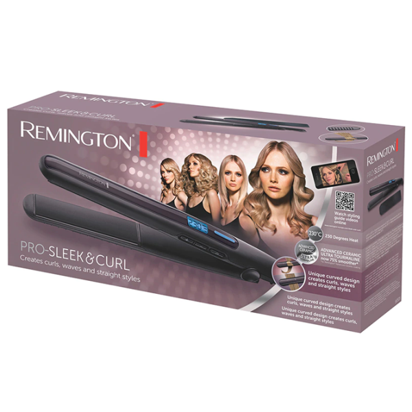 Placă de îndreptat părul Remington S6505 42 W/ Purple Black photo 2