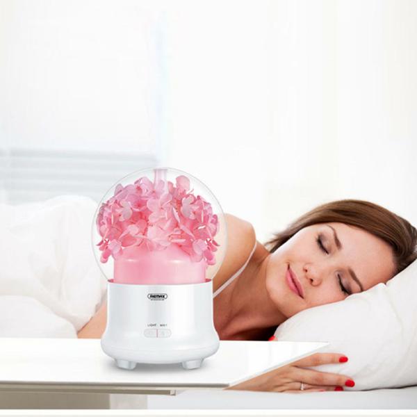 Umidificator de aer Remax Aroma Lamp RT-A700 Cu ultrasunet/ Pink photo 4