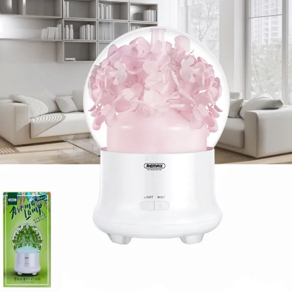Umidificator de aer Remax Aroma Lamp RT-A700 Cu ultrasunet/ Pink photo 5