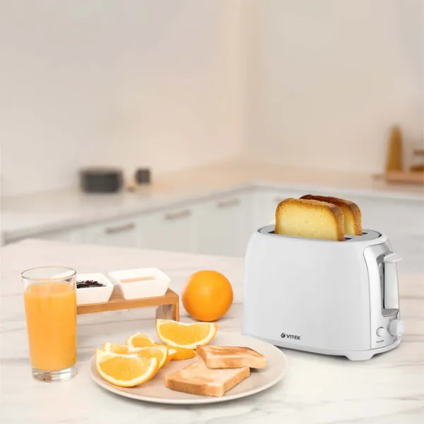 Тостер Vitek VT-1582 W Механическое/ 750 Вт/ Белый photo 5