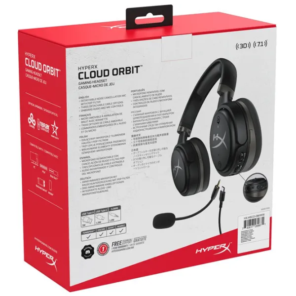 Наушники HyperX Cloud Orbit Черный Проводная/ Игровой photo 9