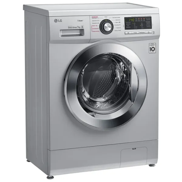 Стиральная машина LG F12M7HDS4 Direct Drive/Steam/6 Motion DD/7 кг/Серебряный photo 2 Стиральная машина LG F12M7HDS4 Direct Drive/Steam/6 Motion DD/7 кг/Серебряный photo 2