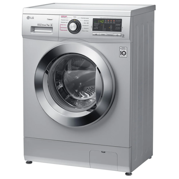 Стиральная машина LG F12M7HDS4 Direct Drive/Steam/6 Motion DD/7 кг/Серебряный photo 3 Стиральная машина LG F12M7HDS4 Direct Drive/Steam/6 Motion DD/7 кг/Серебряный photo 3