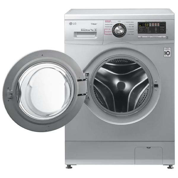 Стиральная машина LG F12M7HDS4 Direct Drive/Steam/6 Motion DD/7 кг/Серебряный photo 6 Стиральная машина LG F12M7HDS4 Direct Drive/Steam/6 Motion DD/7 кг/Серебряный photo 6