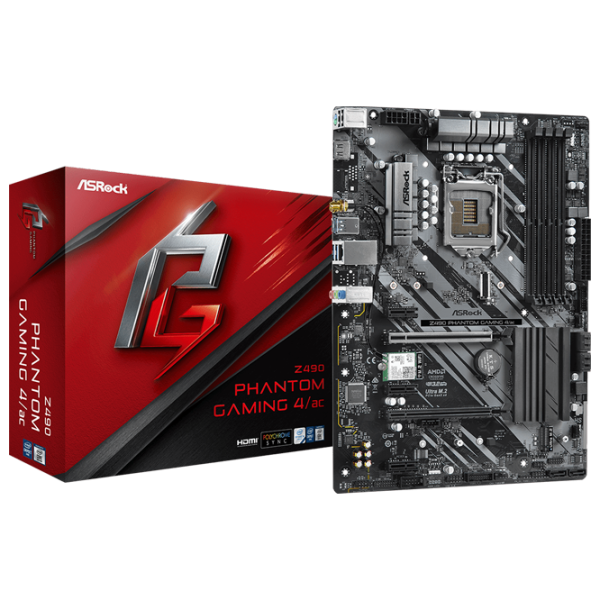 Placă de bază ASRock Z490 PHANTOM GAMING 4/ AC ATX/ Intel Z490 photo 6