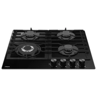 Plită încorporabilă pe gaz Hansa BHKS611301 Black photo 2