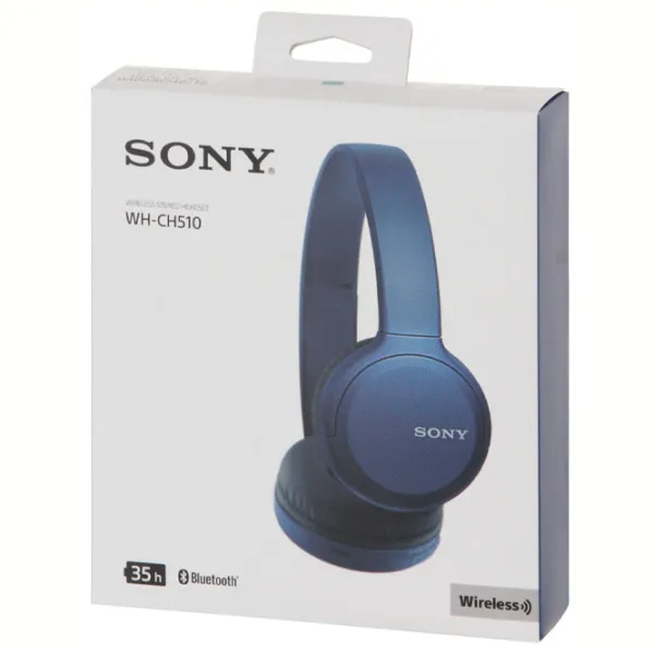 Наушники Sony WH-CH510 Синий Беспроводные/ Персональный photo 5