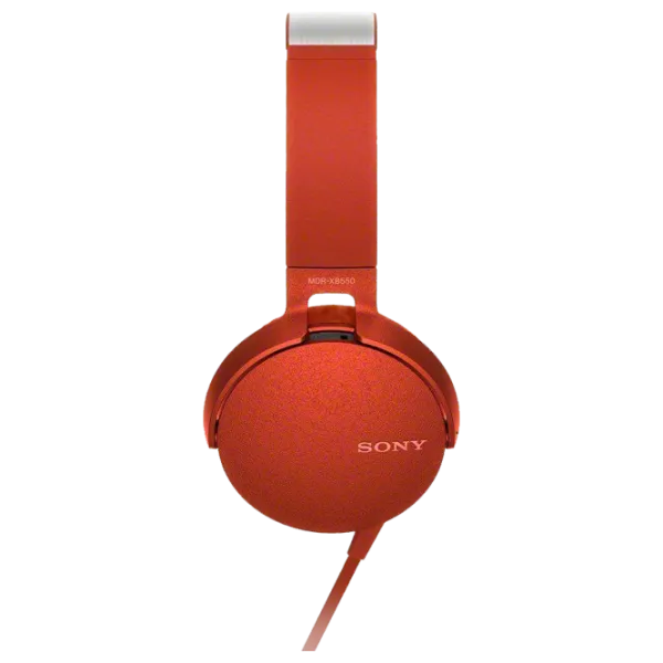 Căști Sony MDR-XB550AP Red Cu fir/ Personal photo 4 Căști Sony MDR-XB550AP Red Cu fir/ Personal photo 4